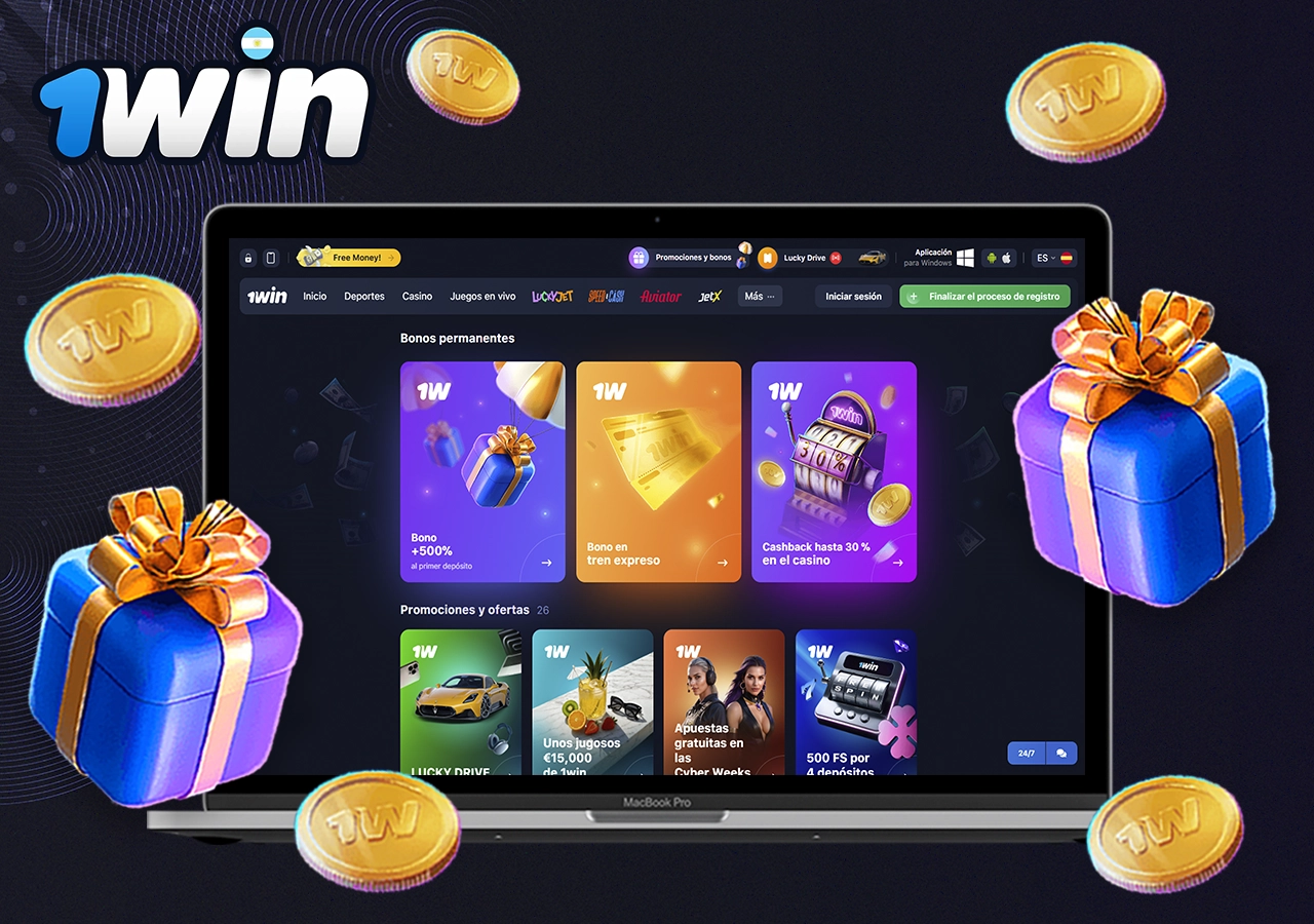 Información sobre el bono de 1win Argentina