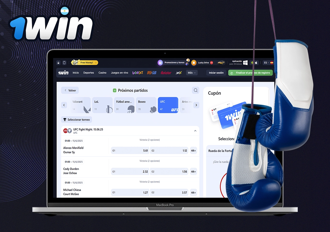 Apuestas de MMA en 1Win