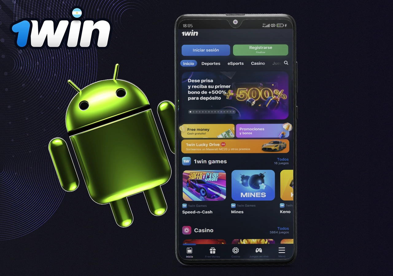 Cómo descargar la aplicación 1win en Android paso 2