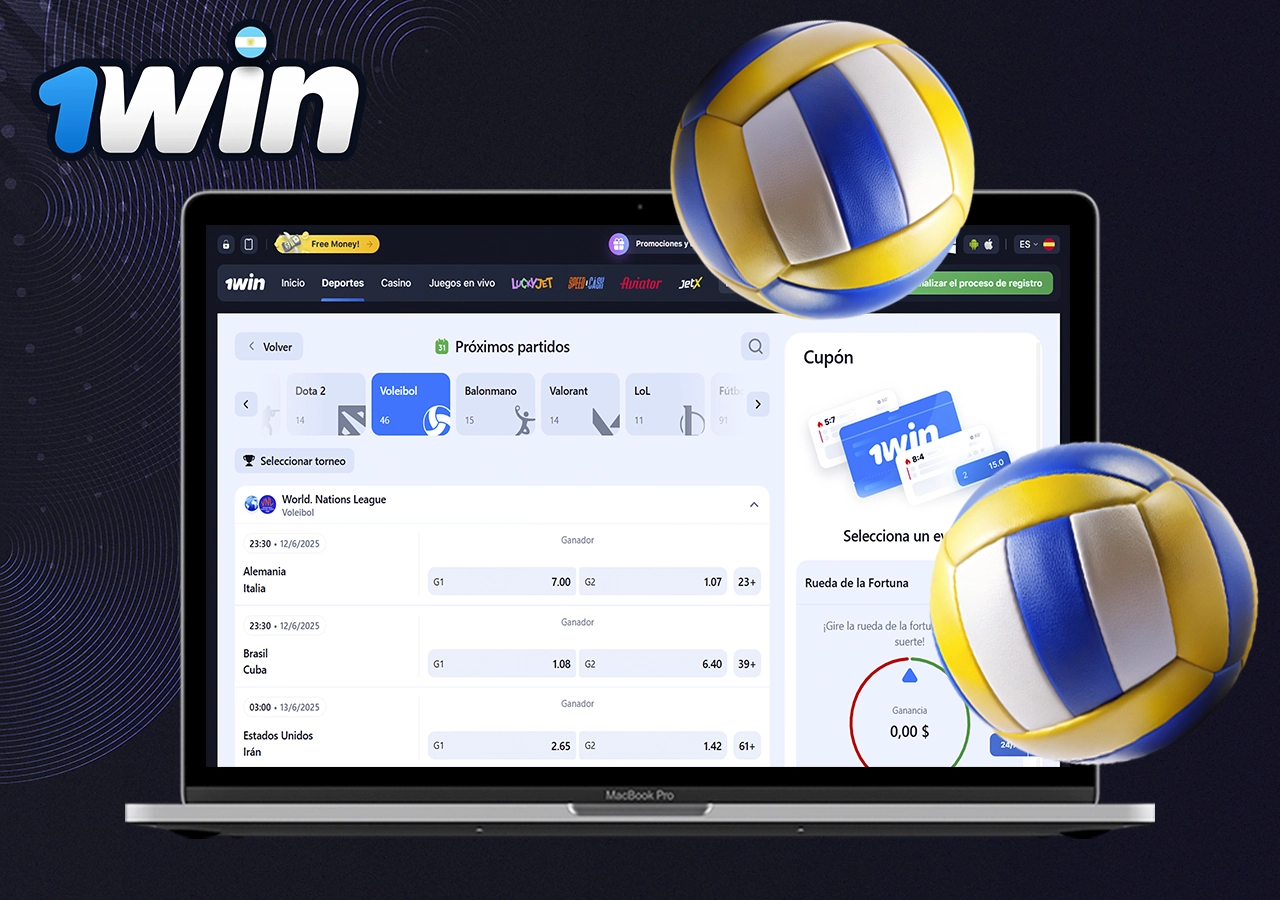 Apuestas de Voleibol en 1Win